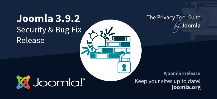 Joomla! 3.9.2 security and bug fix release