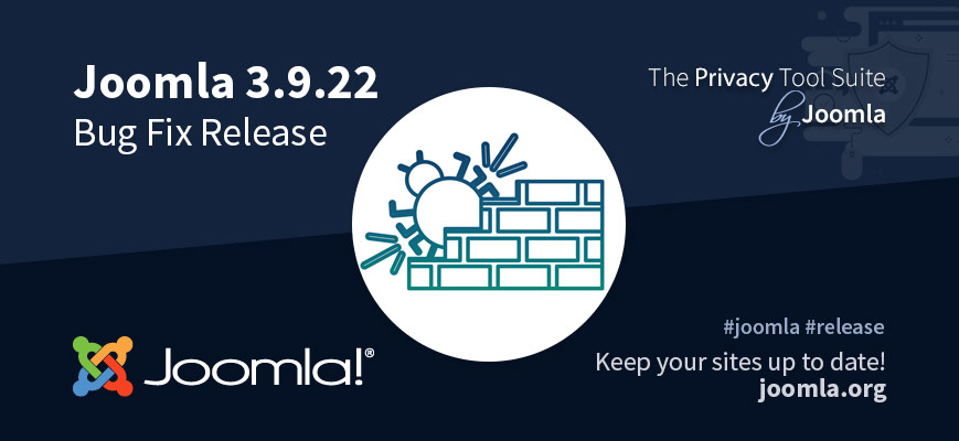 Joomla! 3.9.22 bug fix release
