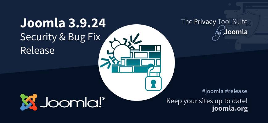 Joomla! 3.9.24 security and bug fix release