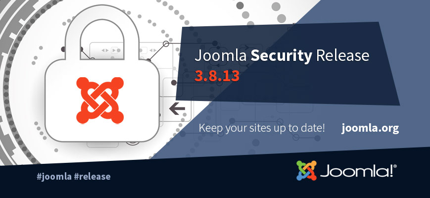Joomla! 3.8.13 security release
