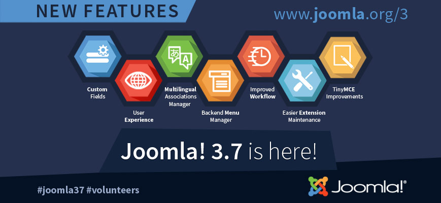 Joomla! 3.7 is here