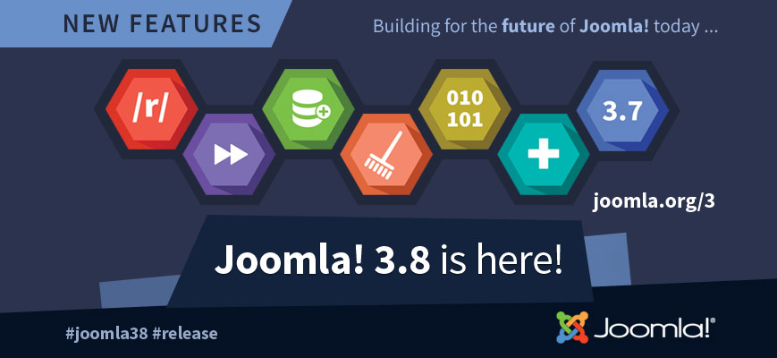 Joomla! 3.8 features