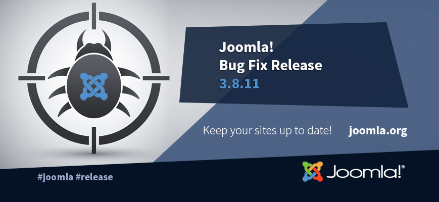 Joomla! 3.8.11 bug fix release