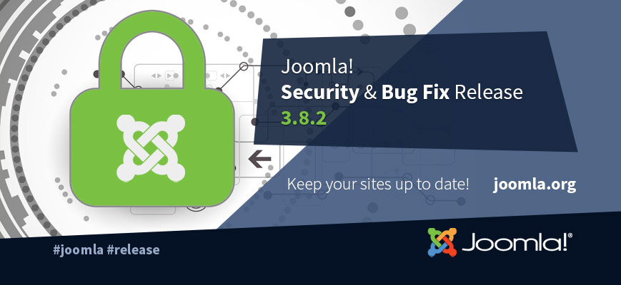 Joomla! 3.8.2 security release