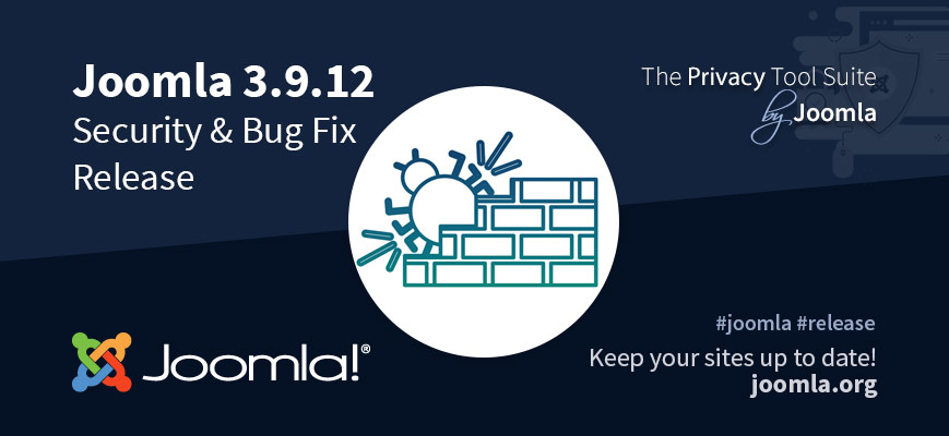 Joomla! 3.9.12 security and bug fix release