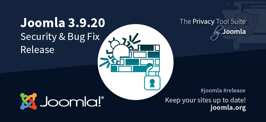 Joomla! 3.9.20 security and bug fix release